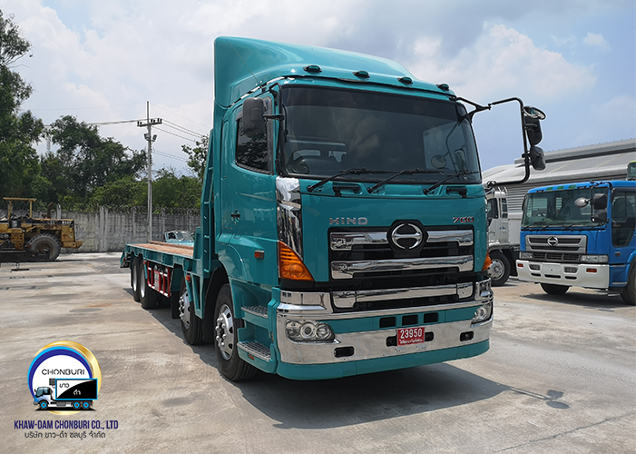 Hino S700 กระบะท้ายลาดบรรทุก 12 ล้อ