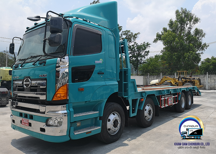 Hino S700 กระบะท้ายลาดบรรทุก 12 ล้อ
