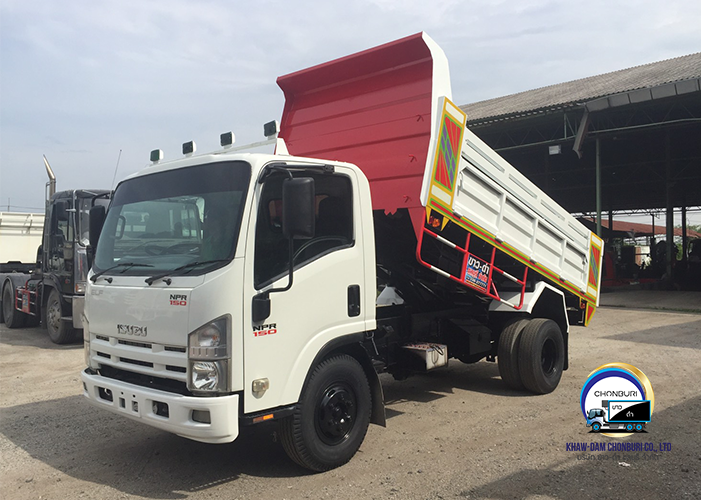 Isuzu NPR หกล้อกระบะดั๊มพ์